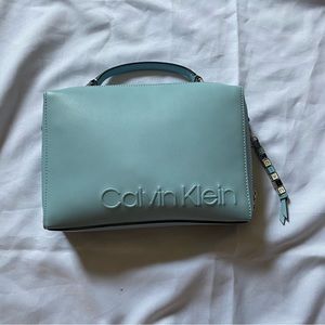 CALVIN KLEIN BABY BLUE PURSE
